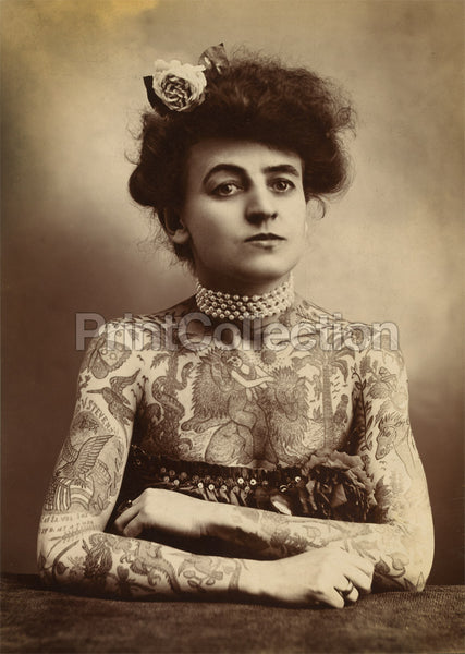 Portrait of Tattooed Woman, 1907
