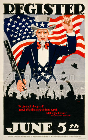 Register June 5th, 1917, WWI