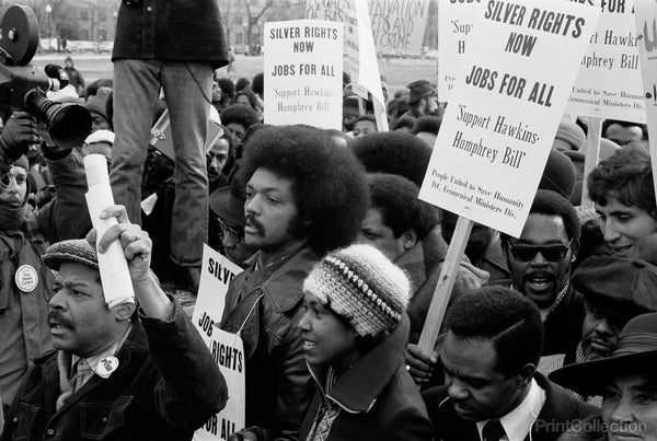 Reverend Jessee Jackson's March for Jobs, 1975