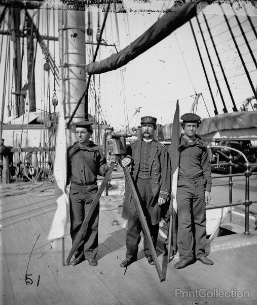 Signalmen of Rear Admiral John A. Dahlgren