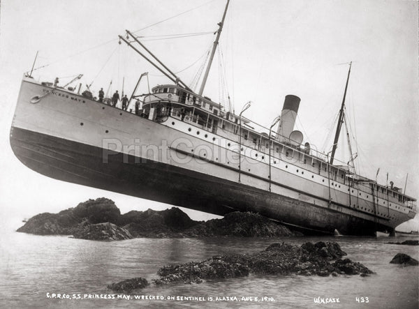 S.S. Princess May Wrecked