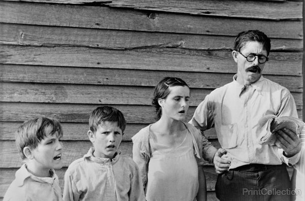 Sunday Singing by Walker Evans