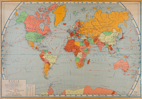 World Map 1953