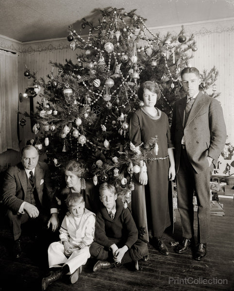 Print Collection - Dickey Christmas tree, 1922